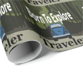 道生まれ路を探索する ラッピングペーパー (ロールコーナー)