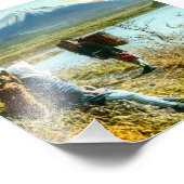 道端で眠る富士山ヴィンテージ フォトプリント            (角)