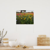 道端の野生の花テキサス州、春 ポスター (キッチン)