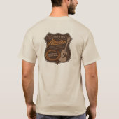 道端アトラクションロゴTシャツ（砂） Tシャツ (裏面)