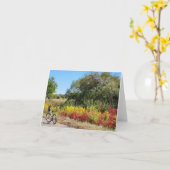 道端インディアナイン秋 カード (黄色い花)