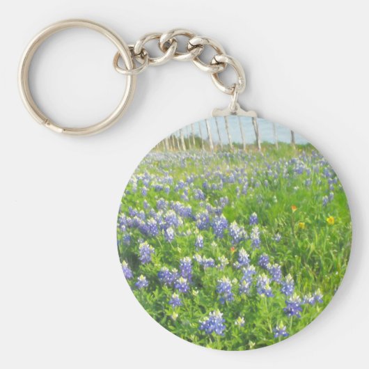 道端ブルーボンネット キーホルダー (正面)