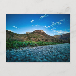 道路から山 ポストカード