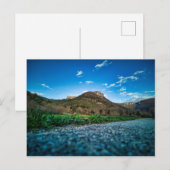 道路から山 ポストカード (正面/裏面)