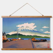 道路から見た富士山　所蔵：トミキチロ・トクリキ 吊り下げ型タペストリー (正面)