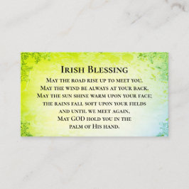 道路があなたに会うために上がってよ賛美い 名刺