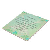 「道路が上がってくれるように」アイルラ賛美ンド タイル (側面)