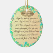 「道路が上がってくれるように」 シャムロック·アイ賛美ルランド セラミックオーナメント (右)