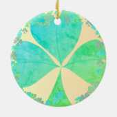 「道路が上がってくれるように」 シャムロック·アイ賛美ルランド セラミックオーナメント (裏面)