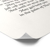 道路が上がる五月 – アイリッシュ賛美ズ ポスター (角)