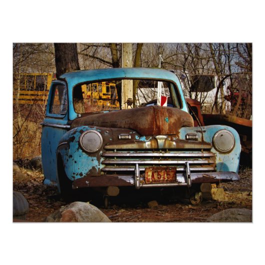 「道路が切れた」 フォトプリント            (正面)