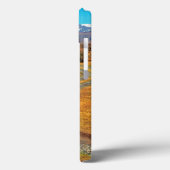 道路と雪をかぶった大聖堂の範囲、シャンパン Case-Mate iPhoneケース (裏面 / 左)