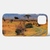 道路と雪をかぶった大聖堂の範囲、シャンパン Case-Mate iPhoneケース (裏面 (横))