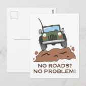 道路なし ポストカード (正面/裏面)