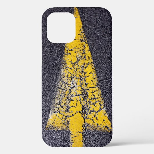 道路に亀裂の黄色い矢印ケースメイトiPhone ca Case-Mate iPhoneケース (裏面)