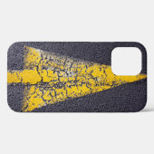道路に亀裂の黄色い矢印ケースメイトiPhone ca Case-Mate iPhoneケース (裏面 (横))