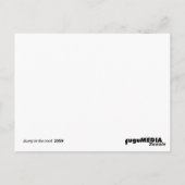 道路に衝突する ポストカード (裏面)