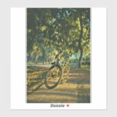 道路のサイクリストの贈り物 シール (シート)