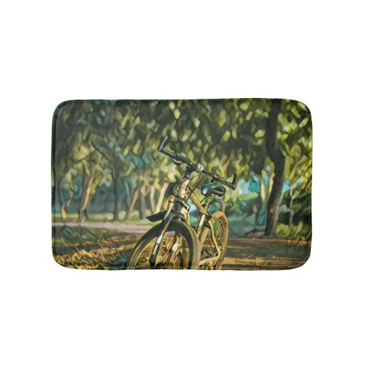 道路のサイクリストの贈り物 バスマット (正面)