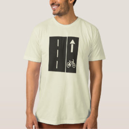 道路のバイクレーン Tシャツ