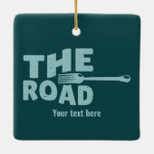 道路のフォークタイポグラフィ セラミックオーナメント (裏面)
