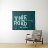 道路のフォークタイポグラフィ タペストリー (インサイチュ(横))