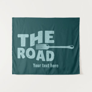 道路のフォークタイポグラフィ タペストリー