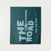 道路のフォークタイポグラフィ タペストリー (正面)