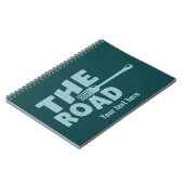 道路のフォークタイポグラフィ ノートブック (左側)