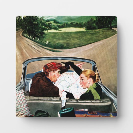 道路のフォーク フォトプラーク (正面)