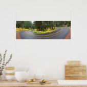 道路のポスターで曲げ感動的る ポスター (キッチン)