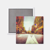 道路の分岐点 マグネット (正面/裏面)