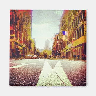 道路の分岐点 マグネット