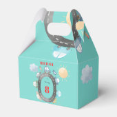 道路の少年の誕生日に車や車 フェイバーボックス (裏面サイド)