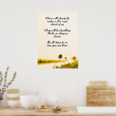 道路の岩 ポスター (キッチン)