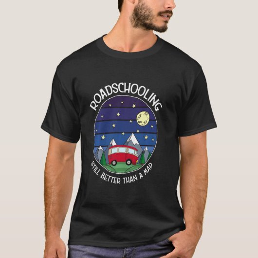 道路の放課後の地図の学生よりも良い Tシャツ (正面)