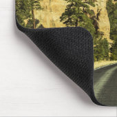 道路の旅の風景の写真 マウスパッド (コーナー)