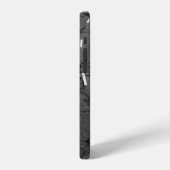道路の暗黒舗装 iPhoneケース (左側面)