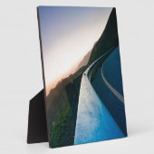 道路の曲線 フォトプラーク (側面)