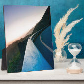 道路の曲線 フォトプラーク (側面)