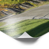 道路の横にクラシック農村/ファーム秋， 2 フォトプリント            (角)