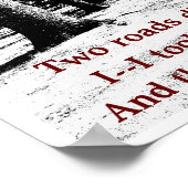 道路の移動が少ない – アートポスター ポスター (角)