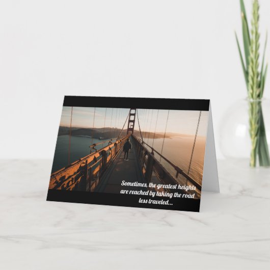 道路の移動が少ない – インスピレーション カード (正面)