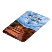 道路の移動を減らす – Robert Frost マグネット (左側)