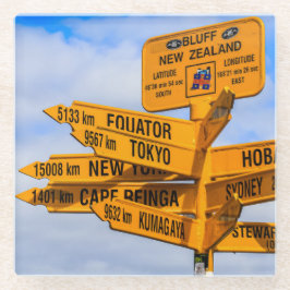 道路の終点 ガラスコースター