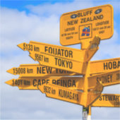 道路の終点 シール (正面)