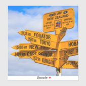 道路の終点 シール (シート)