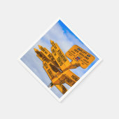 道路の終点 スタンダードカクテルナプキン (角)