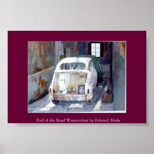 道路の終点 ポスター (正面)