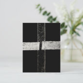 道路の絵を描十字線 ポストカード (スタンド正面)